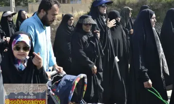 پیادهروی دلدادگان حسینی در شهر یاسوج
