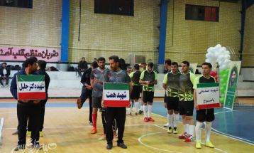 اوج هیجان در مسابقات فوتسال کارکنان سپاه فتح