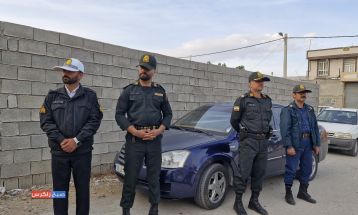 مراسم دسته روی عزاداری در باشت