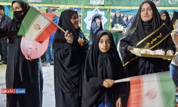 نورافشانی و بانگ اللهاکبر در باشت