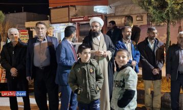 نورافشانی و بانگ اللهاکبر در باشت