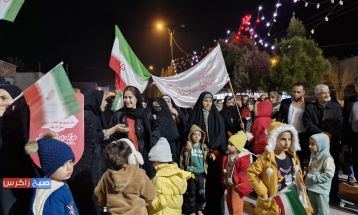 نورافشانی و بانگ اللهاکبر در باشت