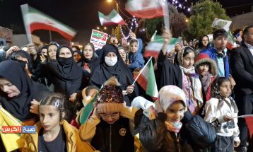 نورافشانی و بانگ اللهاکبر در باشت