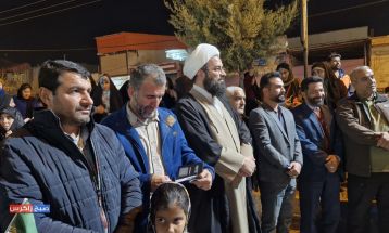 نورافشانی و بانگ اللهاکبر در باشت
