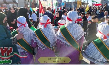 حماسه حضور یاسوجی‌ها در 22 بهمن