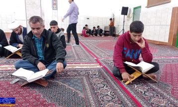 جزءخوانی قرآن کریم در مساجد بهمئی