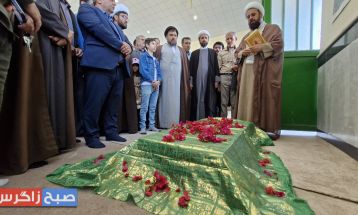 رونمایی از یادمان شهید سلیمانی در باشت
