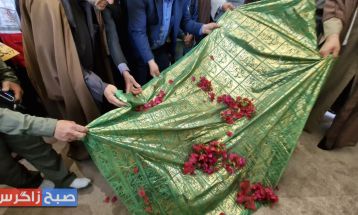 رونمایی از یادمان شهید سلیمانی در باشت
