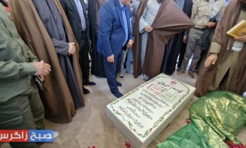 رونمایی از یادمان شهید سلیمانی در باشت