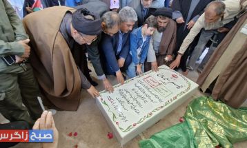 رونمایی از یادمان شهید سلیمانی در باشت