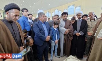 رونمایی از یادمان شهید سلیمانی در باشت