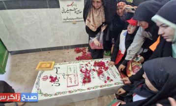 رونمایی از یادمان شهید سلیمانی در باشت