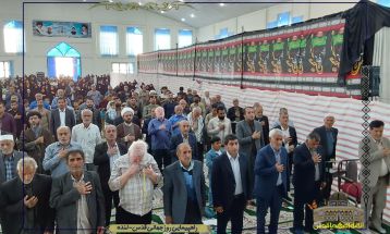 مردم لنده یکصدا آزادی قدس را فریاد زدند