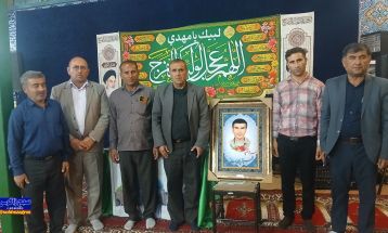 مراسم بزرگداشت شهید «شهباز پای‌بسته» در لیکک