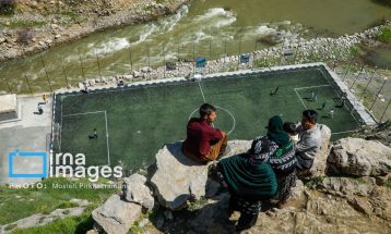 فوتبال در دل کوهستان