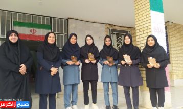 تجلیل از دانش‌آموز  برتر علمی در باشت