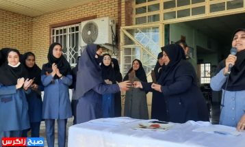 تجلیل از دانش‌آموز  برتر علمی در باشت