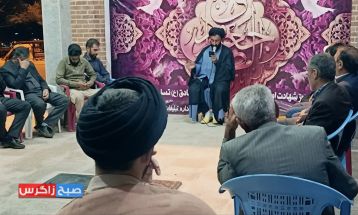 عزاداری شهادت امام جعفر‌صادق ‌(ع) در باشت