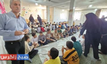 توزیع صبحانه سالم بین دانشآموزان مدارس باشت