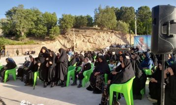 پرچم رضوی در آغوش مردمان روستای کریک دنا
