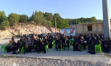 پرچم رضوی در آغوش مردمان روستای کریک دنا