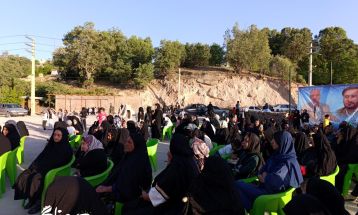 پرچم رضوی در آغوش مردمان روستای کریک دنا