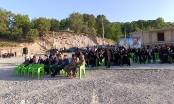 پرچم رضوی در آغوش مردمان روستای کریک دنا