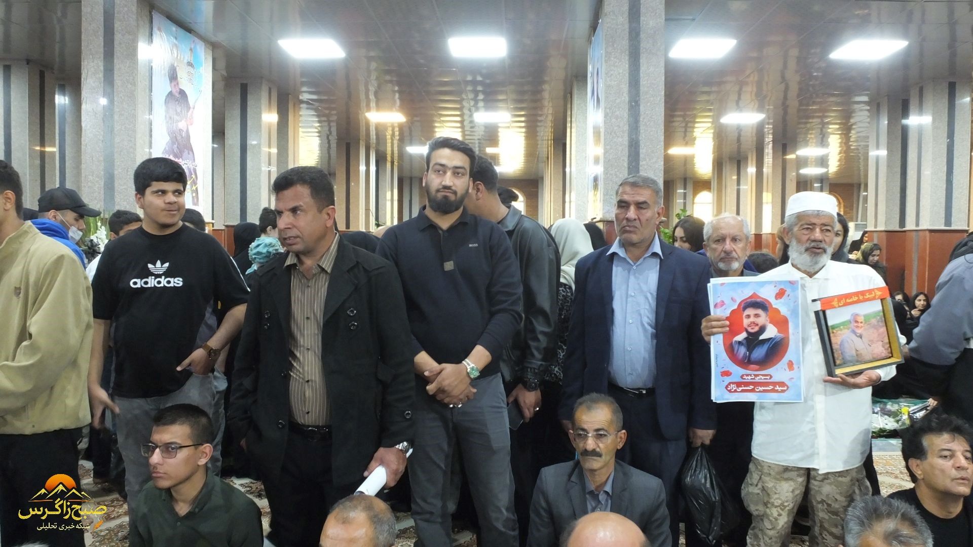 گچساران در سوگ اربعین شهدای مدافع امنیت+ تصاویر