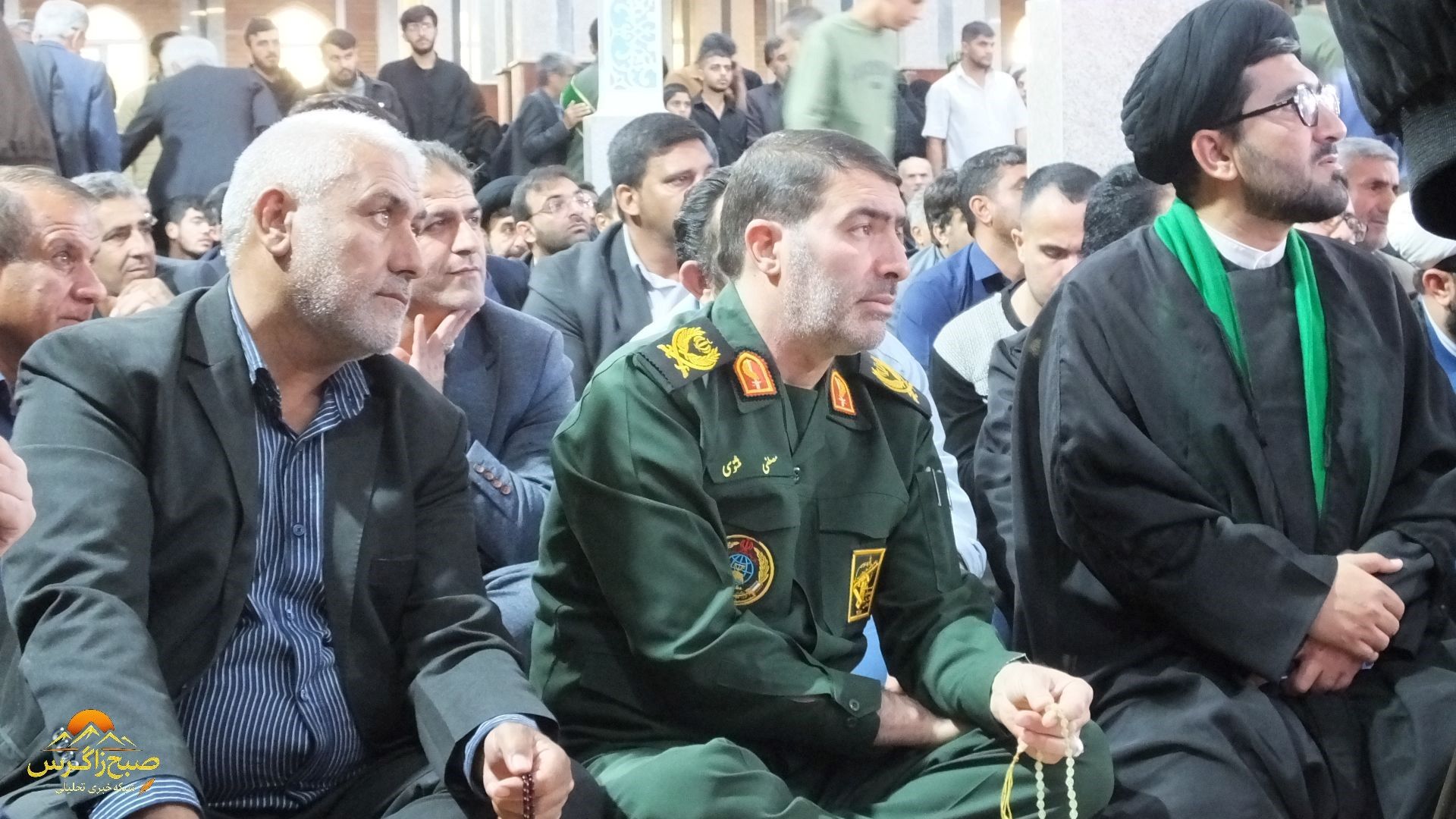 گچساران در سوگ اربعین شهدای مدافع امنیت+ تصاویر