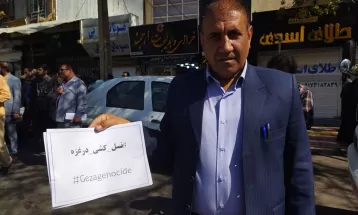 محکومیت صهیونیستها با هشتگ نسل کشی در غزه