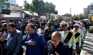 دستهروی عزاداری 28صفر در شهر یاسوج