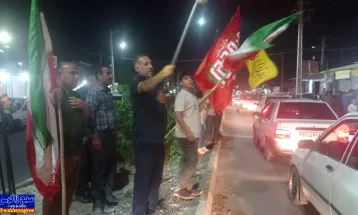 خوشحالی بهمئی‌ها درپی حملات سپاه  علیه رژیم اشغالگر