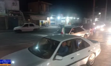 خوشحالی بهمئی‌ها درپی حملات سپاه  علیه رژیم اشغالگر