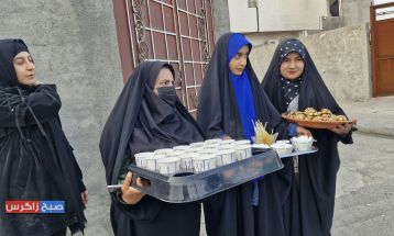 مراسم دسته روی عزاداری در باشت