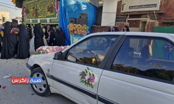 آغاز زندگی مشترک زوج جوان باشتی در موکب امامزمان (عج)