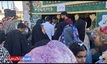 آغاز زندگی مشترک زوج جوان باشتی در موکب امامزمان (عج)