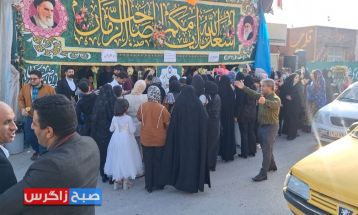 آغاز زندگی مشترک زوج جوان باشتی در موکب امامزمان (عج)